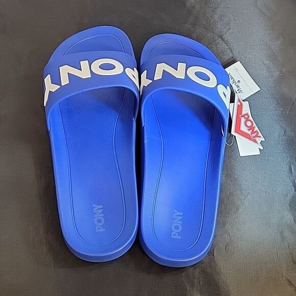 BRAND NEW PONY SUMMER SLIP ON SLIDE S MEN'S SANDAL - Picture 5 of 14